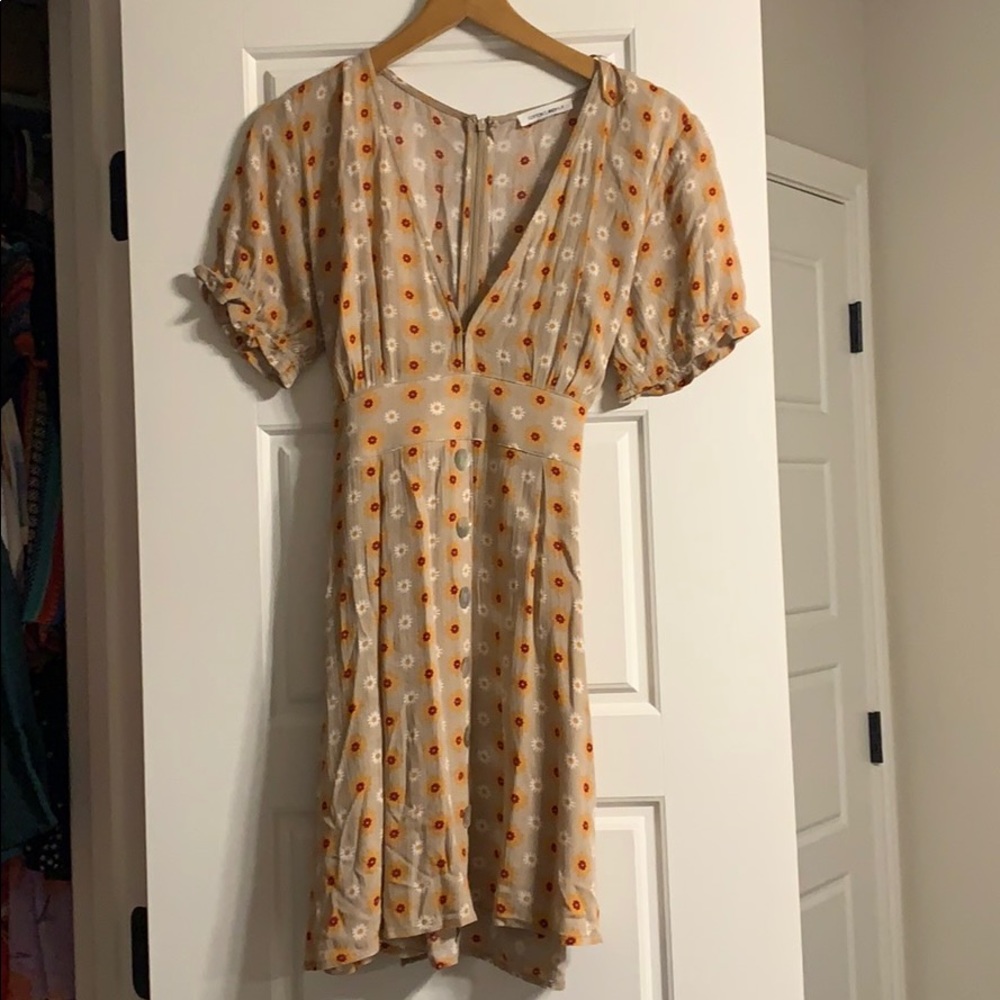 Floral tie dress